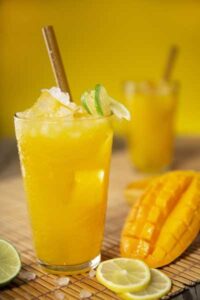 Lemon and mango juice