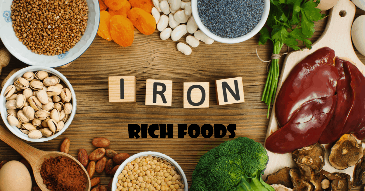 FOODS RICH IN IRON
