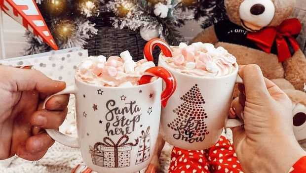 Christmas hot chocolate and a wide variety of exotic drinks