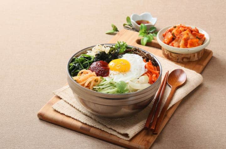 Healthy Korean food