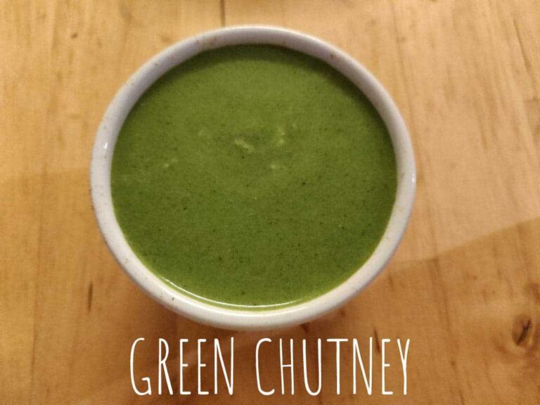 how to make green chutney recipe
