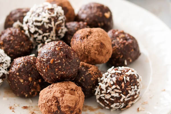 Chocolate Mushroom Energy Balls