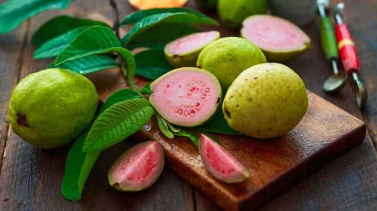 Eating Pink Guava