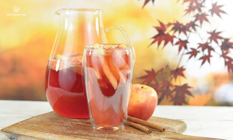 Apple Cider Sangria is a quick and delicious cocktail