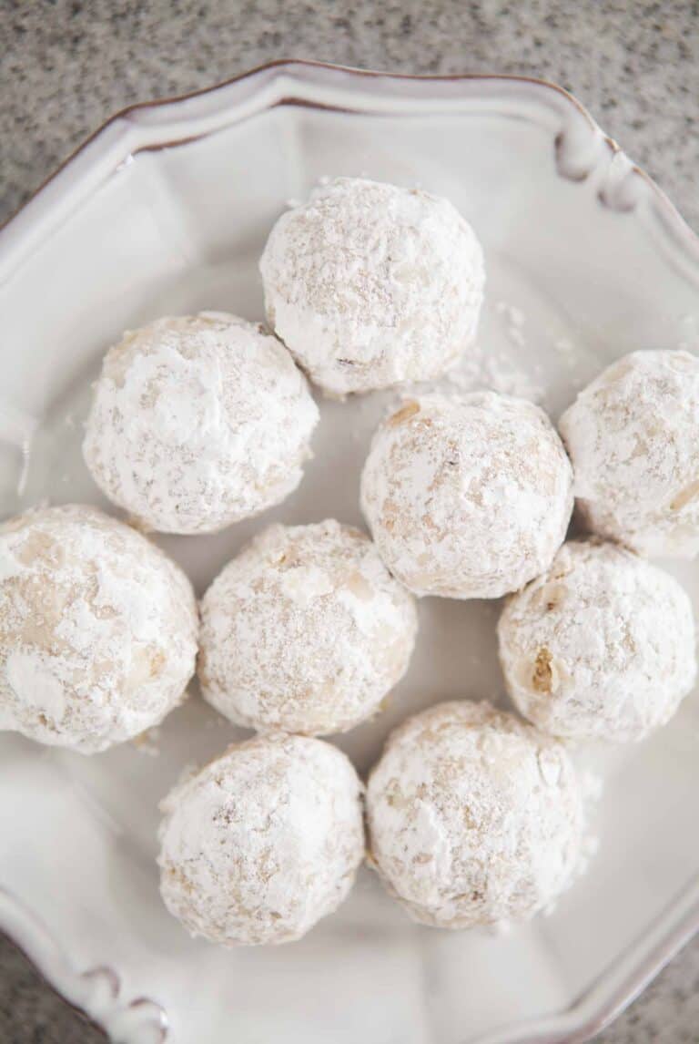Taste the sweetest Pecan Snowball Cookies