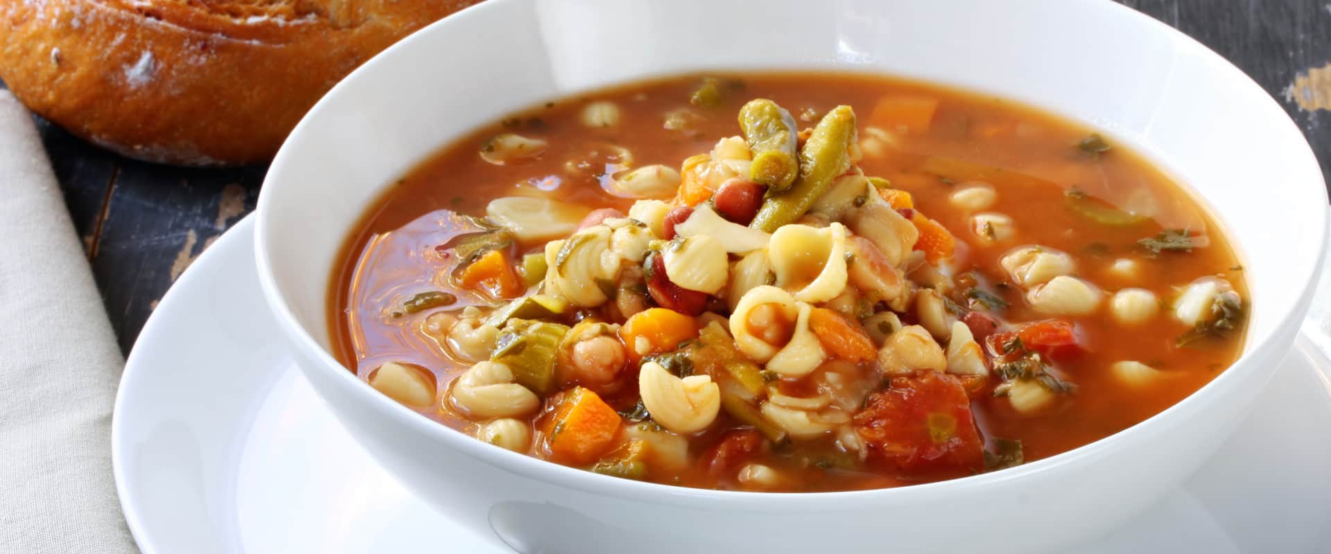Traditional minestrone soup recipe